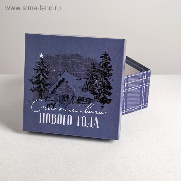 Набор подарочных коробок 5 в 1 &laquo;С новым годом&raquo;, 14 х 14 х 8 - 22 х 22 х 12 см, Новый год