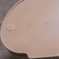 Ведро с плавающей крышкой &laquo;Мозаика&raquo; 14 л, декор