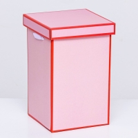 Коробка складная, красная, 14 х 23 см