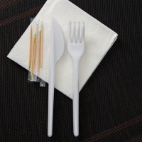 Набор пластиковой одноразовой посуды на 6 персон Не ЗАБЫЛИ! &laquo;Биг-Пак №2&raquo;, цвет белый