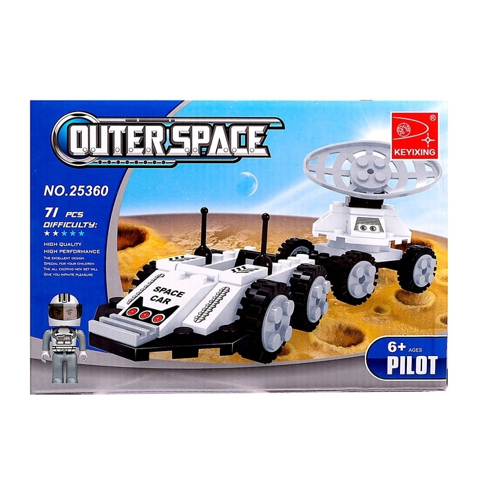 Конструктор Космос &laquo;Луноход&raquo;, 69 деталей