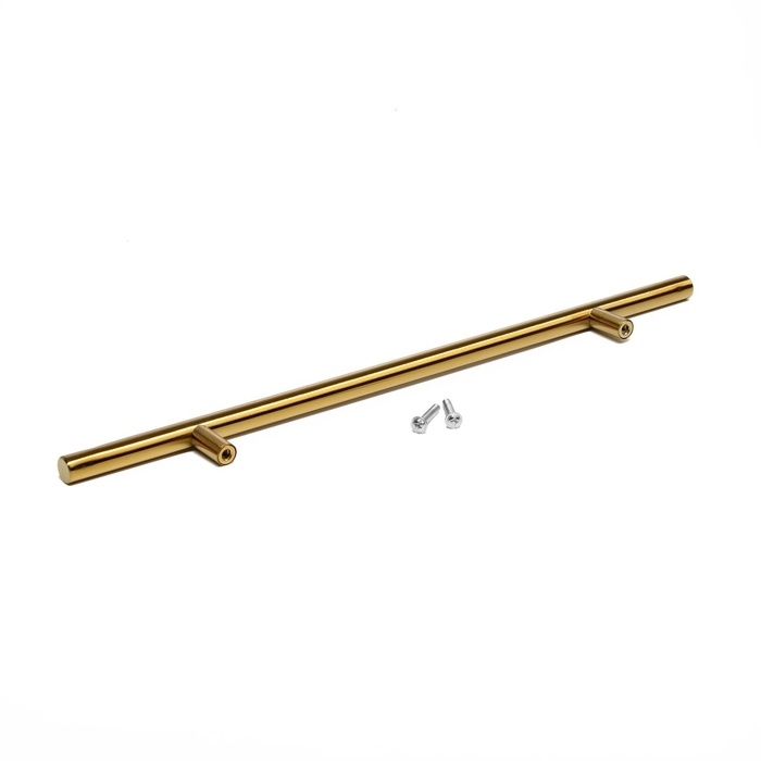 Ручка рейлинг CAPPIO FRIDA, нерж. сталь, d=12 мм, м/о 224 мм, цвет золото