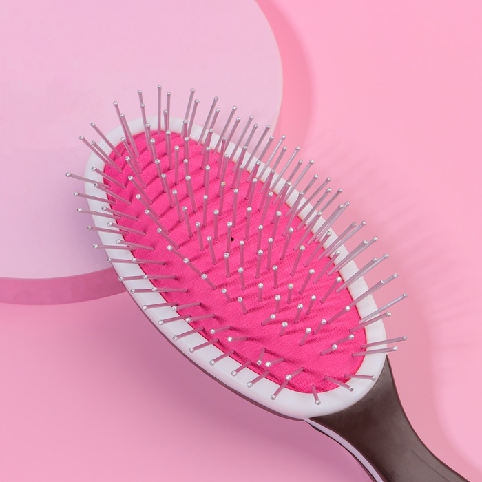 Расчёска массажная, 6 &times; 22 см, цвет МИКС