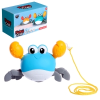 Заводная игрушка &laquo;Весёлый крабик&raquo;, цвета МИКС