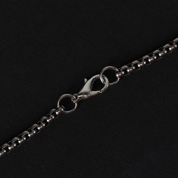 Кулон-амулет &laquo;Помпеи&raquo; скорпион, цвет чернёное серебро, 70 см