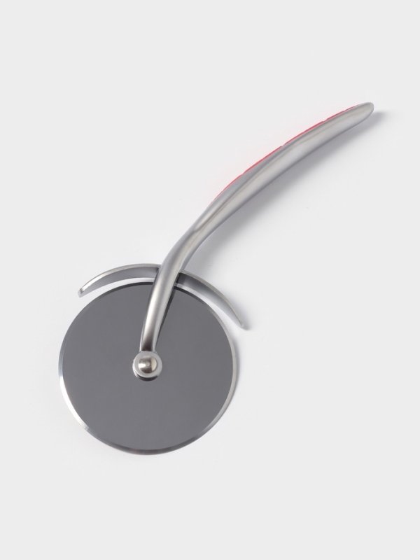 Нож для пиццы и теста  "Redline" цвет красный, d=6,5 см