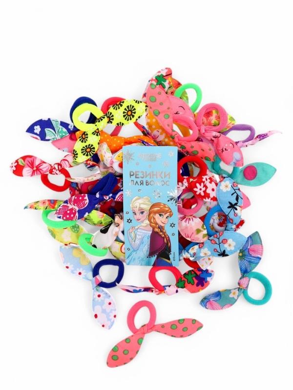 Резинка для волос, бабочка, набор, Холодное сердце