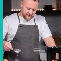 Электрический миксер ручной с насадками T-HM40S50