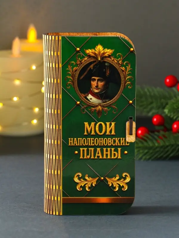Купюрница "Мои наполеоновские планы" 17х8,5 см