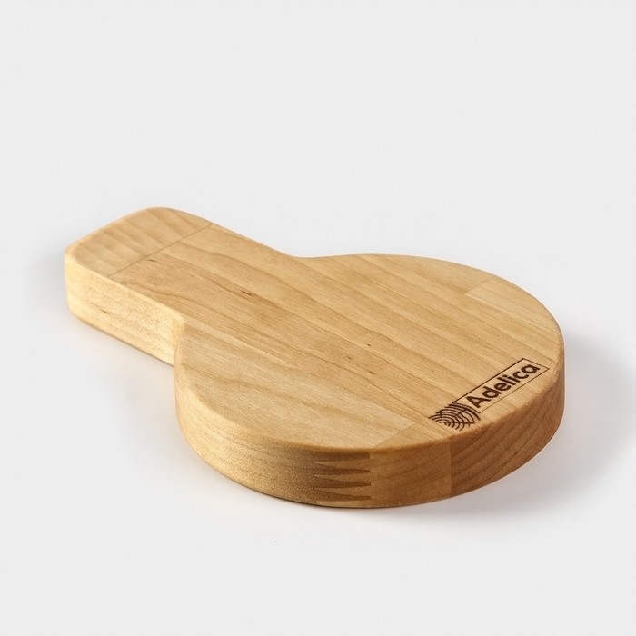 Подставка деревянная под ложку Adelica, 15&times;10&times;1,7 см, берёза