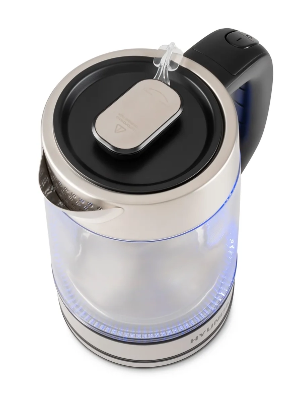 Чайник HYK-G4015 1,7л 2200Вт черный (стекло)