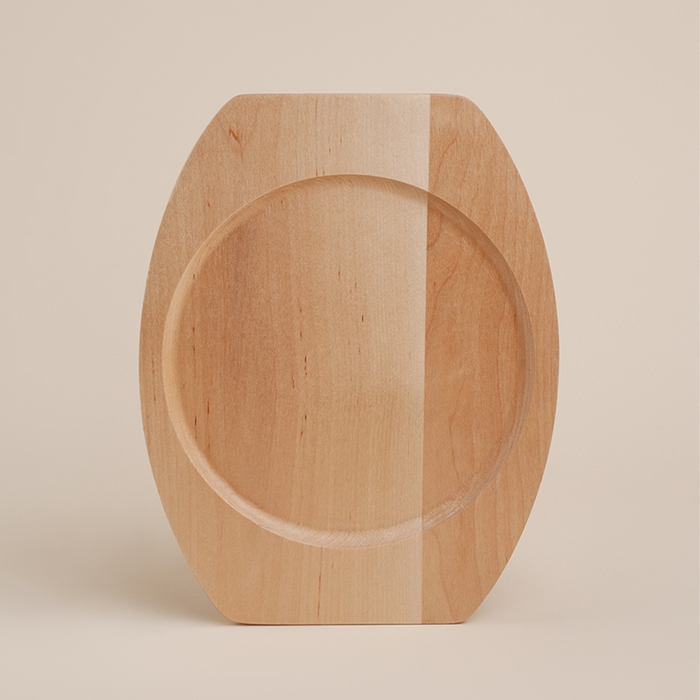 Сковорода чугунная на деревянной подставкем SL Home, d=25, h=4,4 см, индукция, цвет чёрный