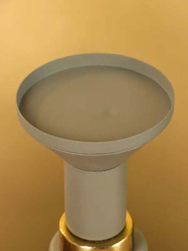 Подсвечник на 1 свечу текстурный &laquo;Графитовый&raquo;, 10.5&times;10.5&times;19.5 см