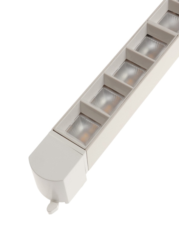 Трековый светильник линейный, поворотный, 20 Вт, 1800 Лм, 4000К, IP20, белый