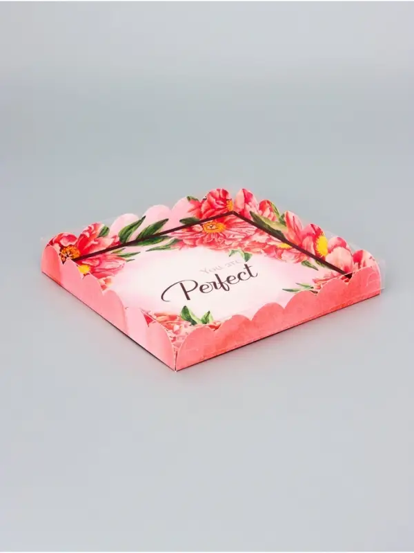 Коробка для печенья, &laquo;Прекрасной&raquo;, 21&times;21&times;3 см