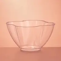 Форма пластиковая одноразовая для фуршета &laquo;Цветок&raquo;, 350 мл, прозрачная