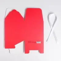 Коробка подарочная складная, упаковка, &laquo;Красная&raquo;, 12 х 12 х 12 см