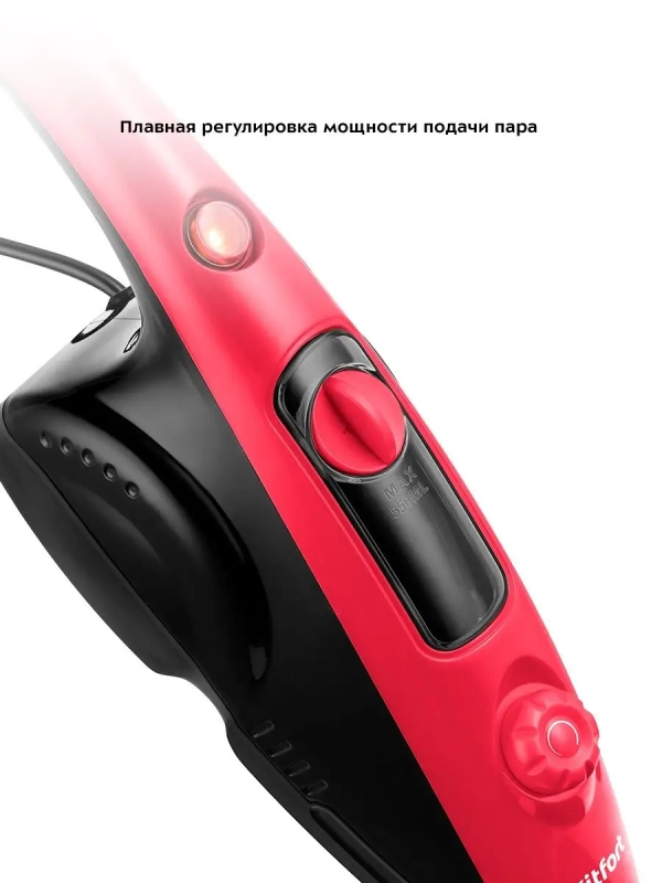 Паровая швабра с насадками КТ-1017 (2 в 1) - 1300 Вт