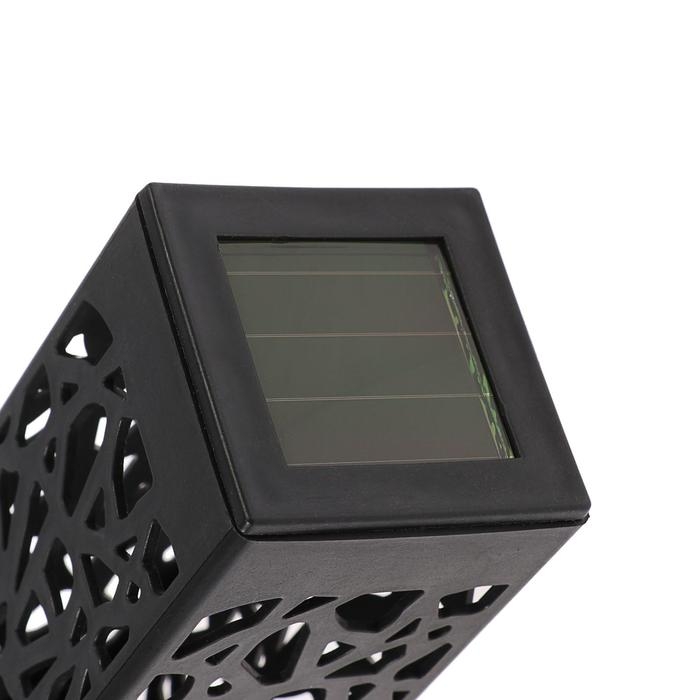 Садовый светильник на солнечной батарее &laquo;Ажурный&raquo;, 6&times;29&times;6 см, 1 LED, свечение белое