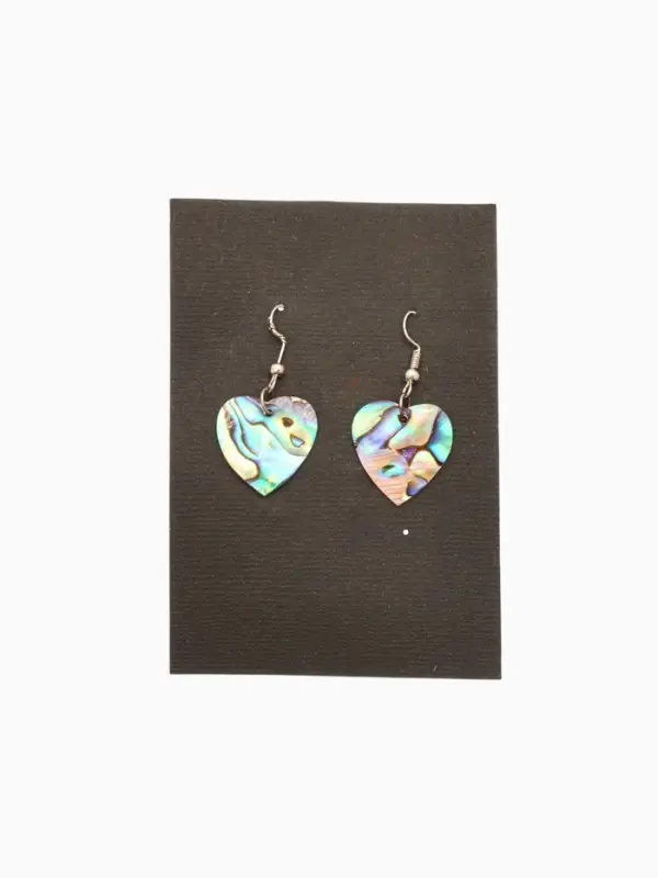 Серьги "Сердце моря" ракушка 5,5х2 см