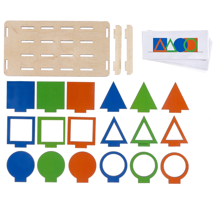 Головоломка. Повтори по образцу &laquo;Фигуры&raquo;