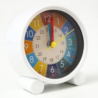 Часы будильник настольные детские &laquo;Секунды в цвете&raquo;, 8&times;8.7 см