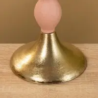 Подсвечник на 1 свечу "Пудровый" 10,5х10,5х25 см