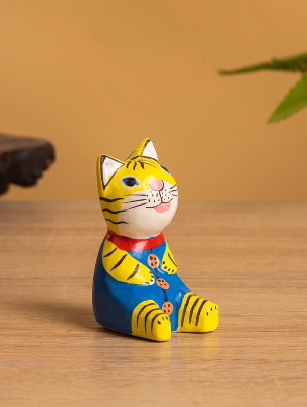 Сувенир дерево "Тигренок" 3х4х6 см