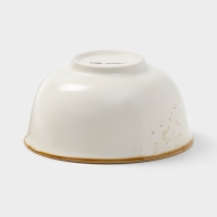 Салатник фарфоровый Magistro &laquo;Церера&raquo;, 650 мл, 15&times;7,5 см, цвет белый