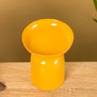 Подсвечник на 1 свечу "Песок" глянцевый 10х10х13 см