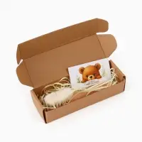 Деревянная расческа, детская, с натуральной щетиной, 1 шт в коробке, M&B