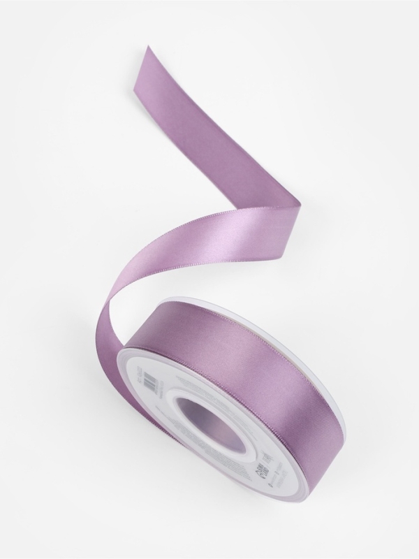 Лента атласная двухсторонняя №0434 25мм*25&plusmn;1м сиреневый TR