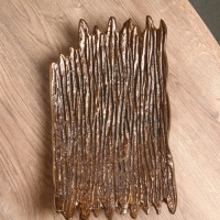 Блюдо сервировочное "Арт" 36х22х5 см, алюминий