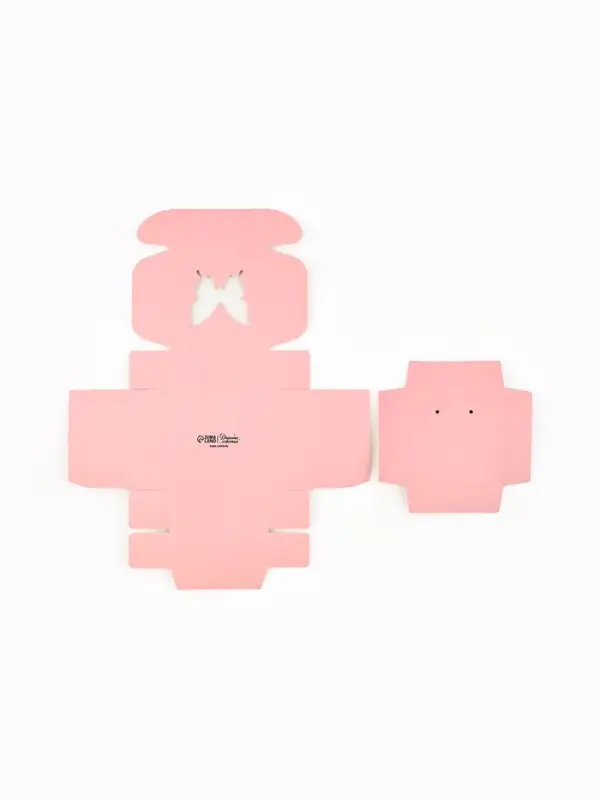 Коробка под бижутерию с окном &laquo;Бабочка&raquo;, 7.5 х 7.5 х 3 см