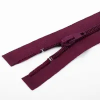 Молния &laquo;Спираль&raquo;, №5, разъёмная, замок автомат, 50 см, бордовая