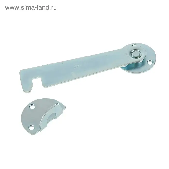 Крючок дверной КД, левый, покрытие цинк