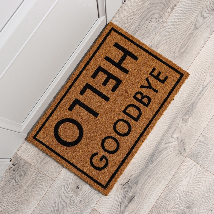 Коврик придверный LaDо́m, 40&times;60 см, кокосовое волокно