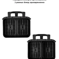 Аэрогриль электрический КТ-2247 - 8 л - 2800 Вт