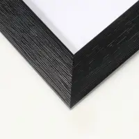 Фоторамка для фото 50х70 см "Luxe Elegance" пластик, чёрный, (пластик экран)