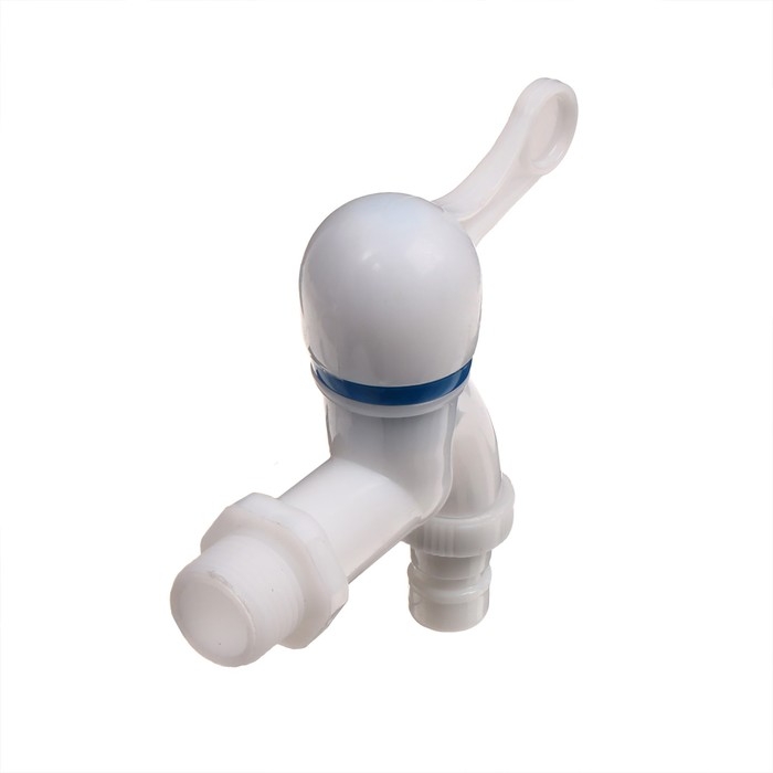 Кран, наружная резьба 3/4", для шланга 5/8" (16 мм), пластик, Greengo