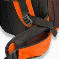 Рюкзак тур 65+5л, 30*20*53, отдел на шнурке, 5нар+2вн кармана, цвет оранжевый