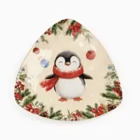 Тарелка &laquo;Пингвин&raquo;, 18 х 18 см