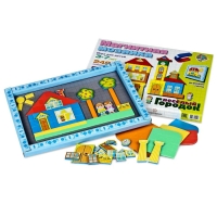 Магнитная мозаика &laquo;Веселый городок&raquo;, 248 элементов