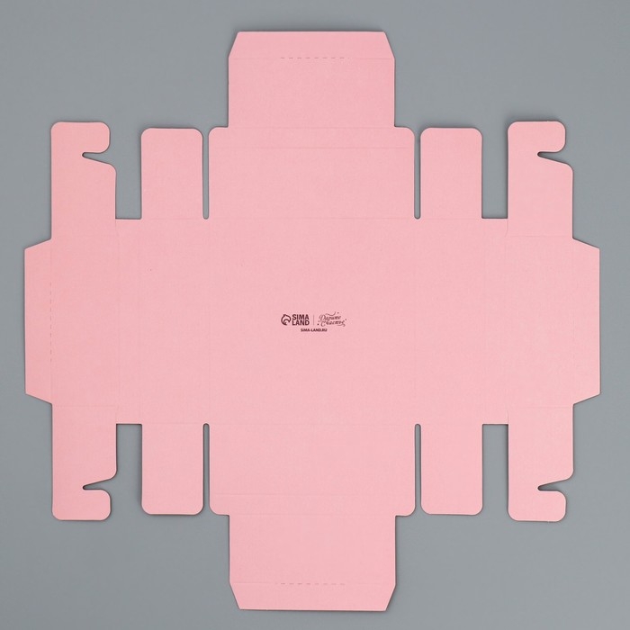 Коробка для конфет, кондитерская упаковка, 4 ячейки, &laquo;От всей души&raquo;, 10.5 х 10.5 х 3.5 см