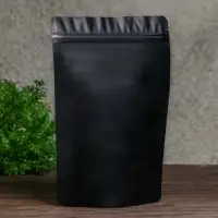 Пакет дой-пак, матовый, чёрный, 16&times;24&times;4 см