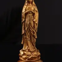 Фигура "Дева Мария" 14х5 см, бронза