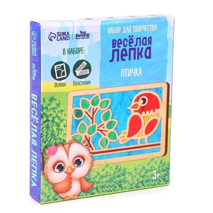 Пластилиновые картинки &laquo;Птица&raquo; 210х148 мм