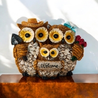 Фигурка полистоун TAKE IT EASY &laquo;Семья сов&raquo;, 11&times;9&times;7.5 см