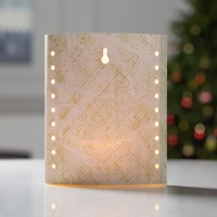 Светодиодная фигура &laquo;Колибри&raquo; 13 &times; 16 &times; 5 см, картон, батарейка ААх2 (не в комплекте), свечение тёплое белое