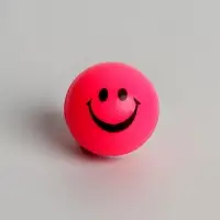 Мяч каучук &laquo;Весёлые смайлы&raquo;, 2,7 см, цвета МИКС